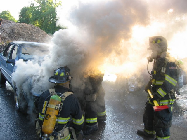 Car Fire Drill Beaver Dam Rd.